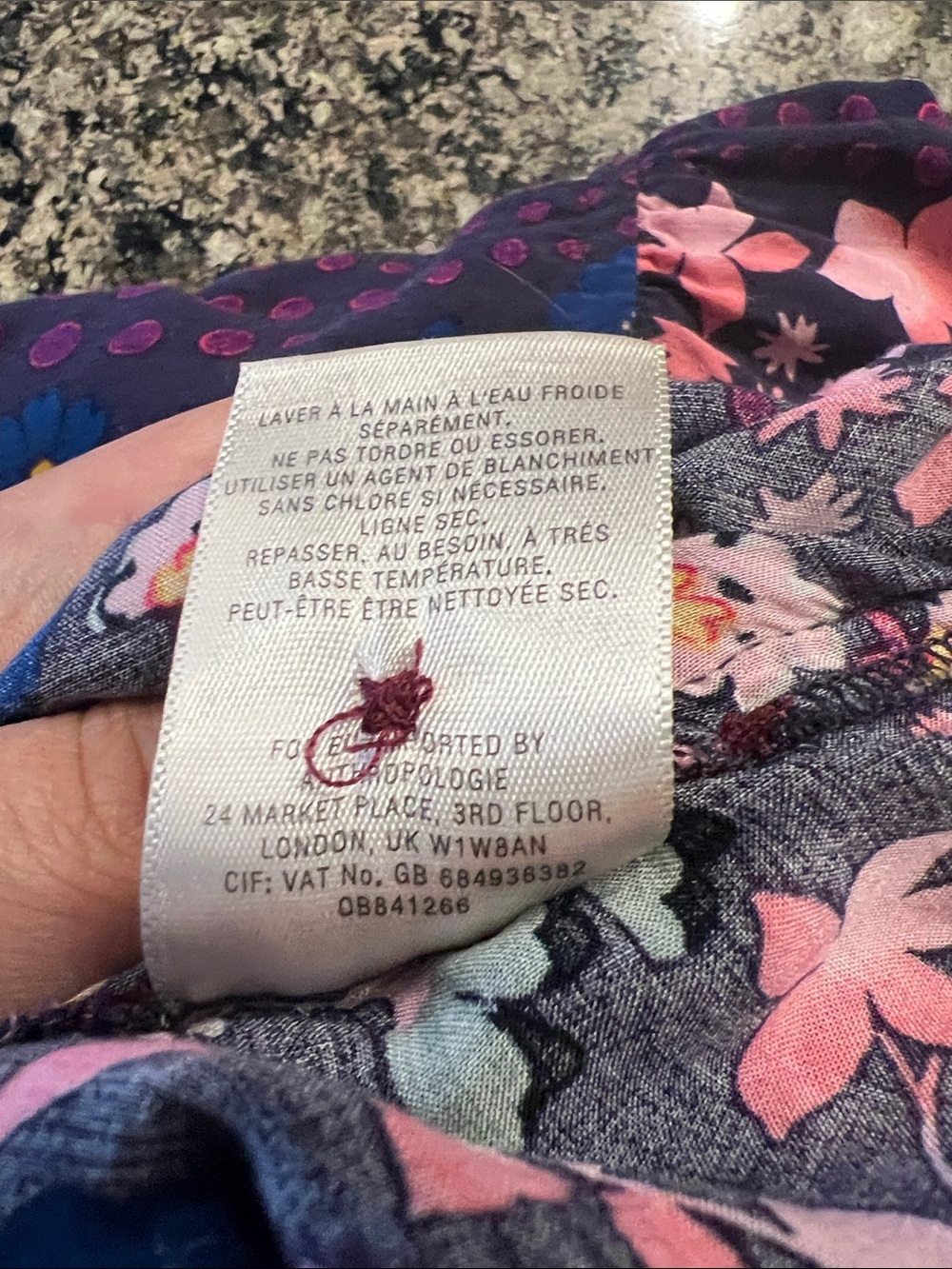 Meadow Rue by Anthropologie Eldoret Floral Wrap Top Short Sleeve Blouse 4 - Picture 11 of 11